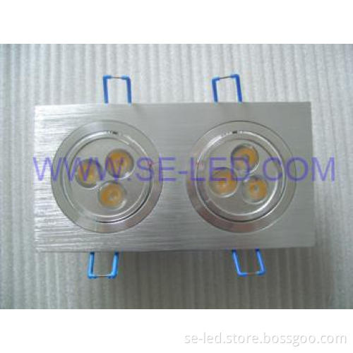 6pcs*1W Dimmable CE FCC ROHS LED Downlight